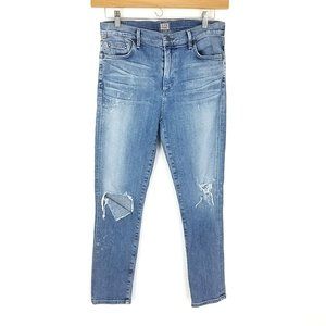 Citizens of Humanity Distressed Rocket Crop Jeans